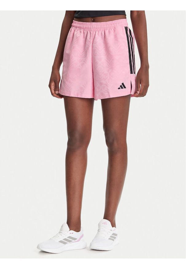 Adidas - adidas Szorty sportowe Tiro x Common Goal JL9207 Różowy Loose Fit. Kolor: różowy. Materiał: syntetyk