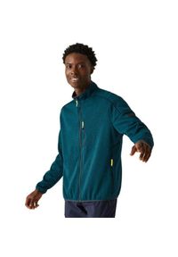 Bluza turystyczna polarowa męska Regatta Kames. Kolor: niebieski. Materiał: polar. Wzór: melanż. Sport: turystyka piesza #1