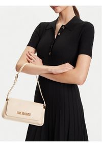 Love Moschino - LOVE MOSCHINO Torebka JC4058PP1NLO0110 Beżowy. Kolor: beżowy. Materiał: skórzane #1