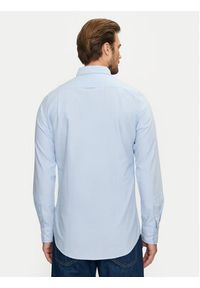 GANT - Gant Koszula 3000202 Błękitny Slim Fit. Kolor: niebieski. Materiał: bawełna #4