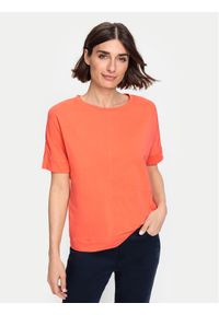 Olsen T-Shirt 11104490 Pomarańczowy Regular Fit. Kolor: pomarańczowy. Materiał: bawełna #1
