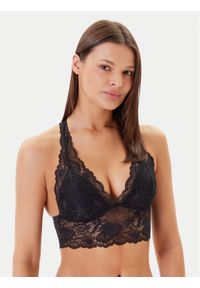 Hunkemöller Biustonosz top Stormi 300738 Czarny. Kolor: czarny. Materiał: syntetyk