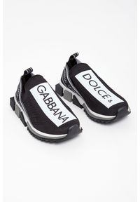 Dolce & Gabbana - Sneakersy męskie DOLCE & GABBANA. Zapięcie: bez zapięcia. Wzór: paski, geometria, nadruk #1