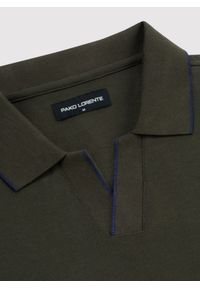 Pako Lorente - PAKO LORENTE - T-shirt polo zielony. Okazja: na co dzień. Typ kołnierza: polo. Kolor: niebieski, zielony. Materiał: bawełna. Sezon: jesień. Styl: casual #8
