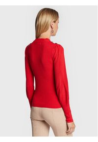 Brave Soul Sweter LK-248GEM Czerwony Slim Fit. Kolor: czerwony. Materiał: syntetyk #2
