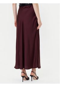 Guess Spódnica midi W5YD55 WF1T2 Bordowy Regular Fit. Kolor: czerwony. Materiał: syntetyk #3