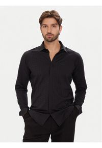 BOSS Koszula Excurse 50544843 Granatowy Regular Fit. Kolor: niebieski. Materiał: bawełna