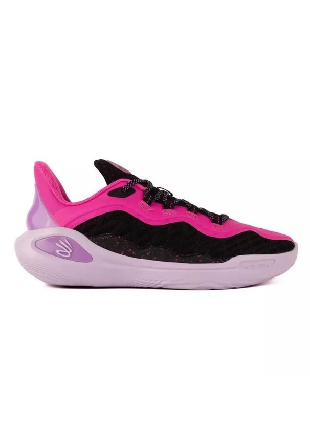 Buty halowe Under Armour CURRY 11 Girl Dad. Kolor: fioletowy, wielokolorowy, różowy. Sport: koszykówka