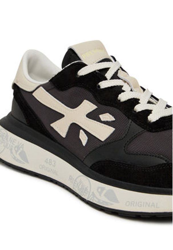 Premiata Sneakersy Lauryn Var 7479 Czarny. Kolor: czarny. Materiał: materiał