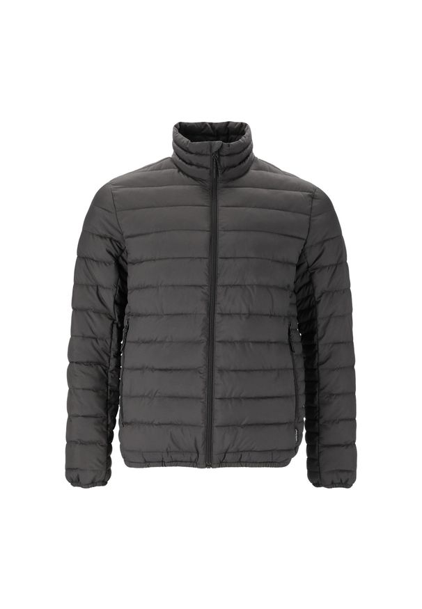 Kurtka puchowa Whistler Edge. Kolor: szary. Materiał: puch. Sport: turystyka piesza