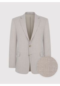 Pako Lorente - PAKO LORENTE – Marynarka garniturowa w kolorze beżowym. Kolor: beżowy. Materiał: poliester, elastan, wiskoza. Wzór: gładki #9