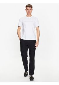 Trussardi Jeans - Trussardi T-Shirt 52T00724 Biały Regular Fit. Kolor: biały. Materiał: bawełna