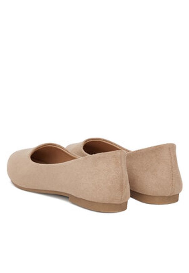 Jenny - JENNY Baleriny WSS21520-01 Beżowy. Kolor: beżowy. Materiał: materiał