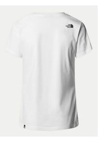 The North Face T-Shirt Simple Dome NF0A87NH Biały Regular Fit. Kolor: biały. Materiał: bawełna #3