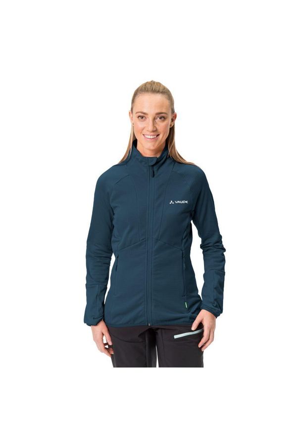 Polar damski Vaude Monviso Fleece FZ Jacket II. Kolor: niebieski. Materiał: polar. Sport: turystyka piesza