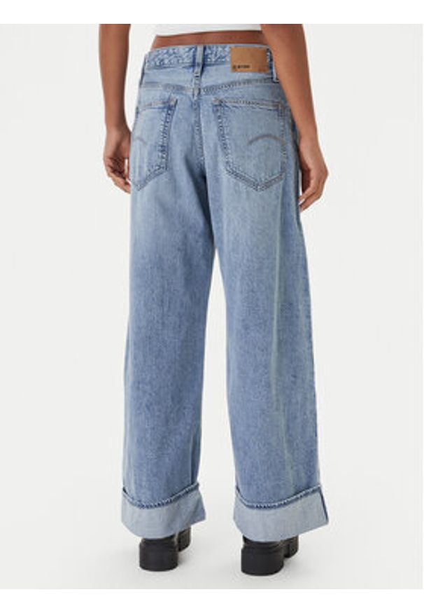 G-Star RAW - G-Star Raw Jeansy Roxx D28394-D536 Błękitny Wide Leg. Kolor: niebieski