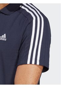 Adidas - adidas Polo Essentials IC9311 Granatowy Regular Fit. Typ kołnierza: polo. Kolor: niebieski. Materiał: bawełna #4