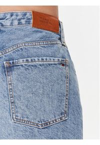 TOMMY HILFIGER - Tommy Hilfiger Spódnica jeansowa WW0WW39653 Niebieski Regular Fit. Kolor: niebieski. Materiał: jeans, bawełna