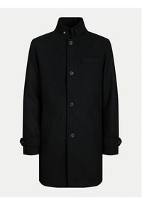 Jack & Jones Płaszcz wełniany Melton 12258672 Czarny Regular Fit. Kolor: czarny. Materiał: wełna, syntetyk #6