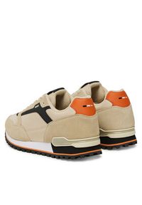 BOSS Sneakersy Parkour 50523221 Brązowy. Kolor: brązowy. Materiał: zamsz, skóra