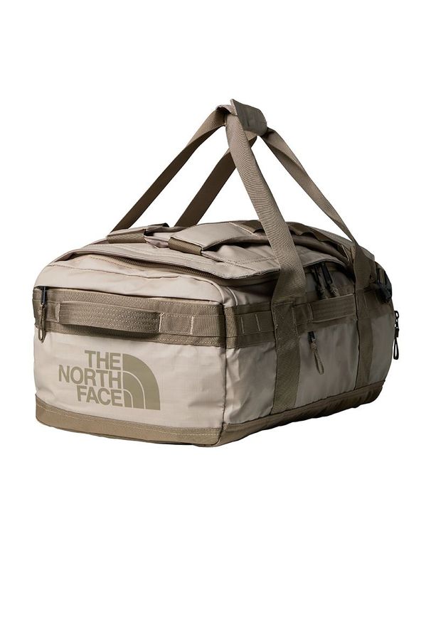 Torba The North Face Base Camp Voyager 42L 0A52RQE261 - beżowa. Kolor: beżowy. Materiał: nylon. Wzór: paski