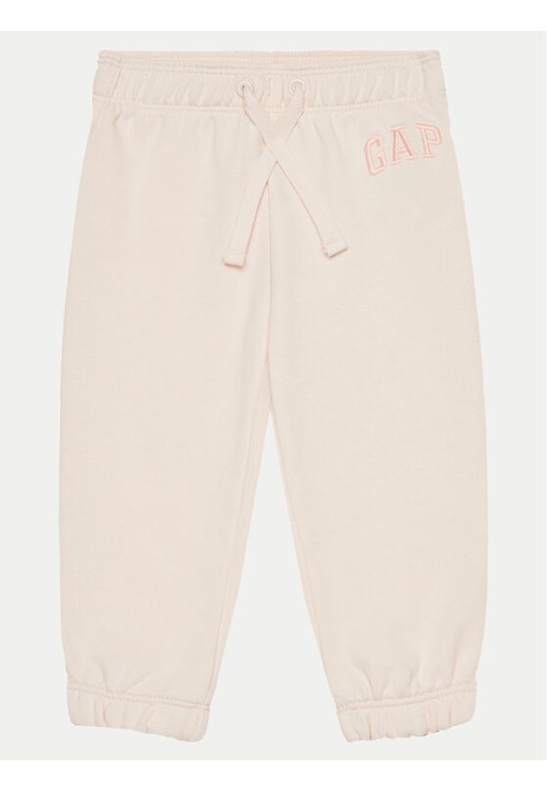 GAP - Gap Spodnie dresowe 876617-01 Różowy Regular Fit. Kolor: różowy. Materiał: bawełna