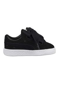 Puma - Zamszowe Buty Sportowe Dla Dzieci. Kolor: czarny. Materiał: zamsz. Sport: turystyka piesza