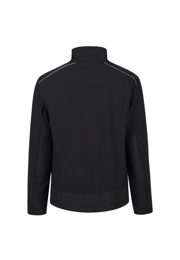 Regatta - Męska Kurtka Softshellowa Sandstorm Workwear. Kolor: zielony, czarny, brązowy, wielokolorowy