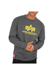 Alpha Industries Basic Sweater > 178302315. Materiał: poliester, bawełna. Wzór: nadruk. Styl: klasyczny