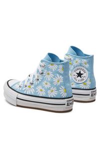 Converse Trampki Chuck Taylor All Star Lift Platform Floral A06338C Niebieski. Kolor: niebieski #6