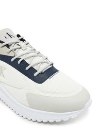 Calvin Klein Jeans Sneakersy Eva Runner Low Mesh Mix YM0YM01185 Écru. Materiał: materiał