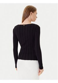 Marciano Guess Sweter 5YGR29 5875Z Czarny Slim Fit. Kolor: czarny. Materiał: wiskoza #4