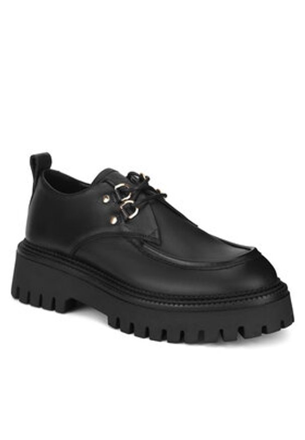 Badura Loafersy AKEL-3472-24 Czarny. Kolor: czarny. Materiał: skóra