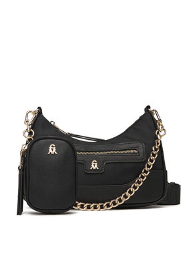 Steve Madden Torebka Bgreed SM13001829 Czarny. Kolor: czarny. Materiał: skórzane