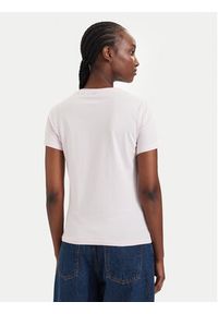 Hugo - HUGO T-Shirt Classic 50513667 Różowy Slim Fit. Kolor: różowy. Materiał: bawełna #4