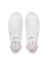 Lacoste Sneakersy 747SFA0073 Biały. Kolor: biały. Materiał: skóra #5