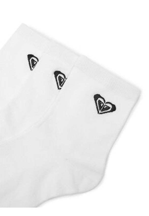 Roxy Skarpety AS_ROXY_06Z_SS25 (3-PACK) Biały. Kolor: biały. Materiał: bawełna, materiał