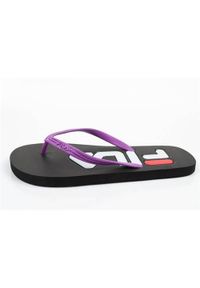 Japonki damskie Fila Troy. Kolor: fioletowy. Materiał: materiał, syntetyk