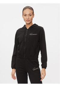 Guess Bluza Allycia V4RQ02 KC3D2 Czarny Regular Fit. Kolor: czarny. Materiał: bawełna, syntetyk #1