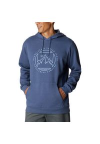 columbia - Bluza trekkingowa męska Columbia CSC Graphic Hoodie. Kolor: niebieski #1