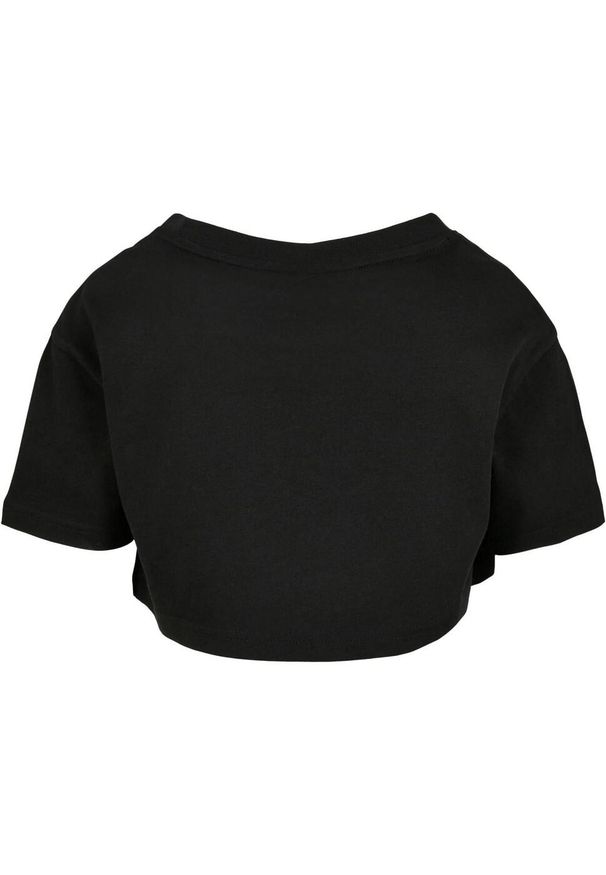 Urban Classics - Krótka Koszulka Dziewczęca Kimono. Kolor: czarny. Długość: krótkie