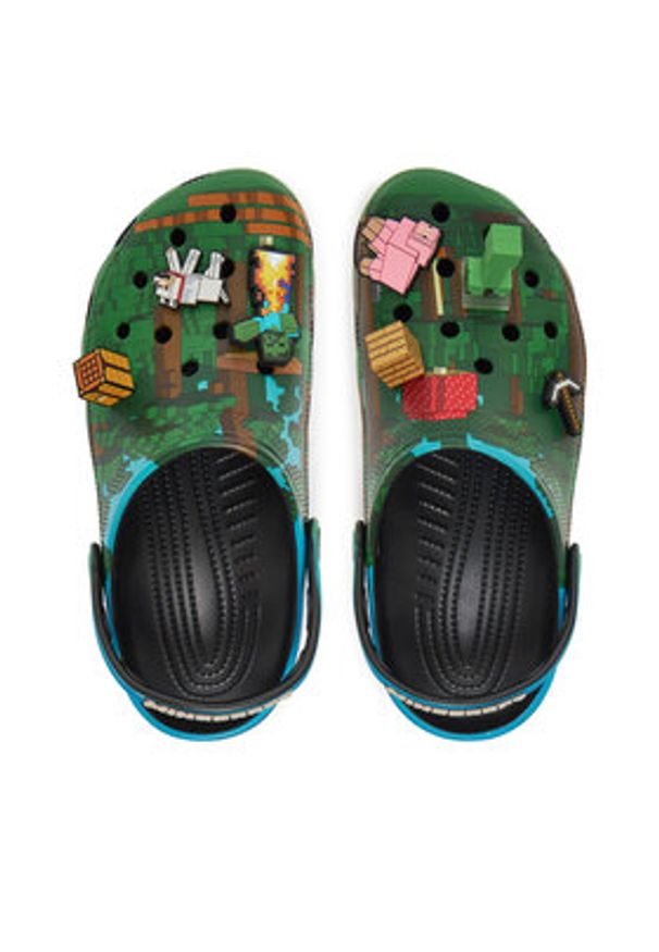 Crocs Klapki Minecraft Cls Clg 210829 Kolorowy. Wzór: kolorowy
