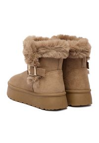 Jenny - JENNY Botki CEO-WSX23-15 Beżowy. Kolor: beżowy. Materiał: materiał #2