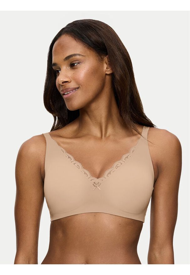 Triumph Biustonosz bezfiszbinowy Amourette 10210668 Beżowy jasny. Kolor: beżowy. Materiał: syntetyk