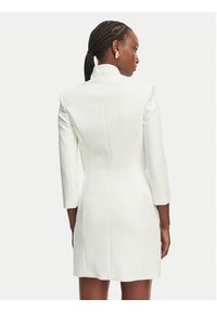 Elisabetta Franchi Sukienka koktajlowa AB-925-61E2-V450 Biały Regular Fit. Kolor: biały. Materiał: syntetyk. Styl: wizytowy #4