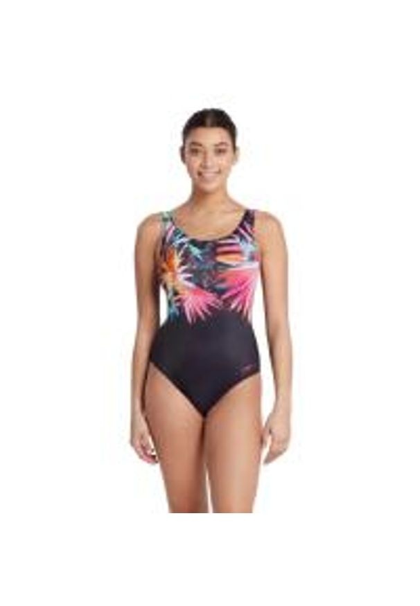 ZOGGS - Zoggs Savannah Scoopback Swimsuit – Rozmiar 32. Kolor: czarny