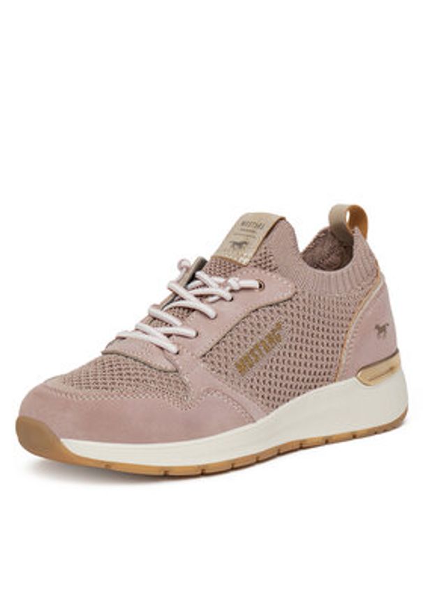 Mustang Sneakersy 1487-301 Różowy. Kolor: różowy. Materiał: materiał, syntetyk