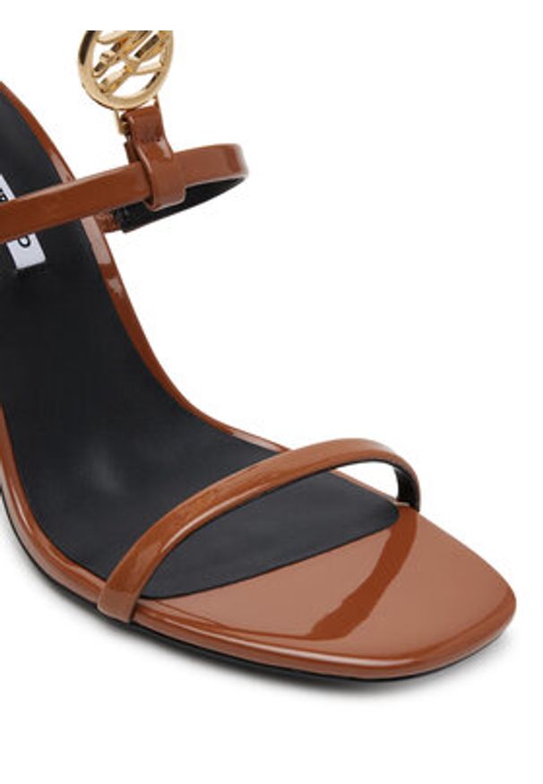 Karl Lagerfeld - KARL LAGERFELD Sandały Belvia KL32914 Brązowy. Kolor: brązowy. Materiał: skóra