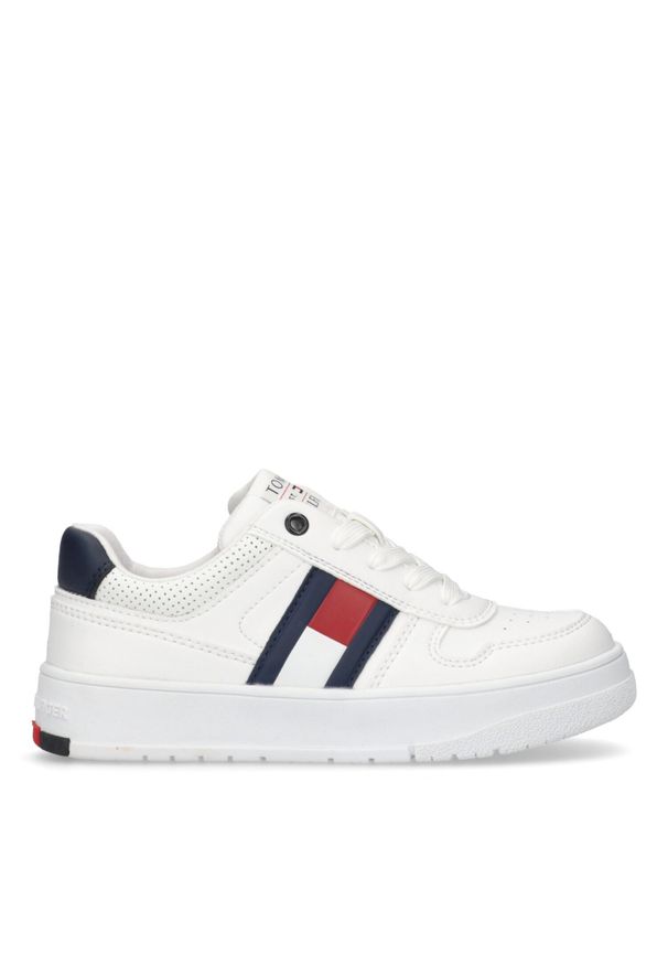 TOMMY HILFIGER - Sneakersy dla dzieci Tommy Hilfiger Flag Velcro. Okazja: na co dzień. Kolor: niebieski, wielokolorowy, biały
