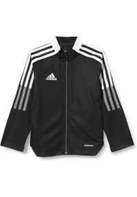Adidas - Bluza piłkarska dla dzieci adidas Tiro 21 Track. Kolor: czarny, biały, wielokolorowy. Sport: piłka nożna #1